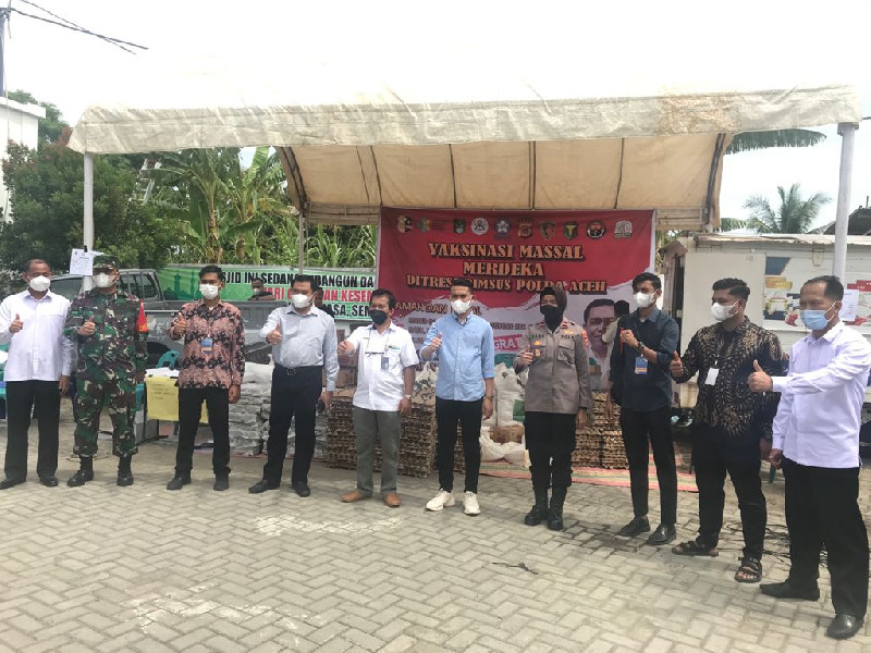 Dirkrimsus Polda Aceh Ajak Masyarakat Untuk Ikut Vaksin Serentak