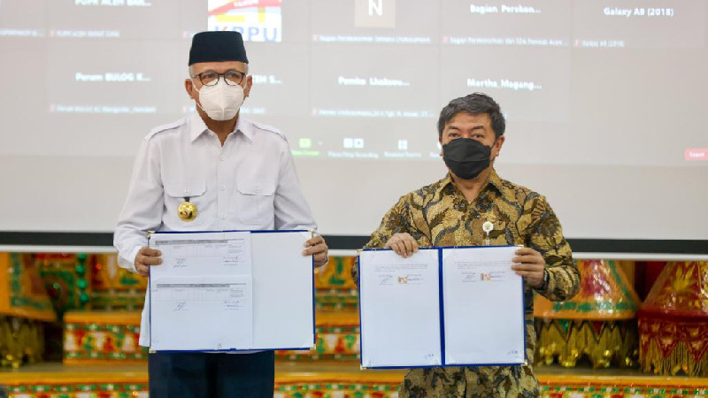 Pemerintah Aceh MoU dengan KPPU, Gubernur Nova: Islam Larang Monopoli Usaha