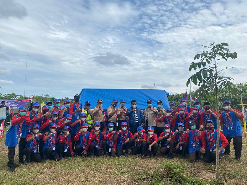 Kunjungi Kontingen Pramuka Banda Aceh di Ajang Jambore Daerah, Ini Pesan Aminullah