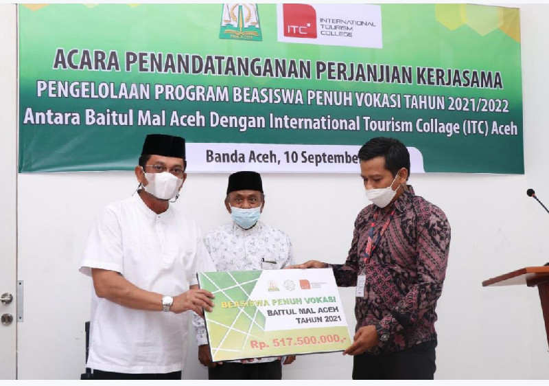 BMA Berikan Beasiswa Penuh Vokasi Kepada 15 Mahasiswa ITC Aceh