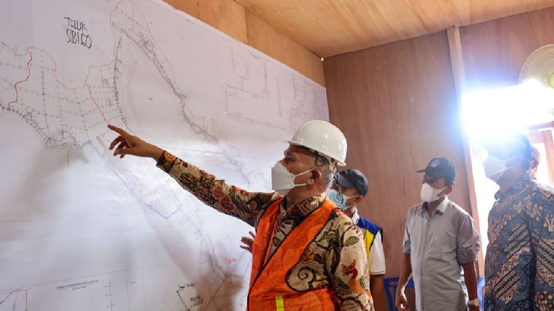 Sekda Aceh Tinjau Progres Pembangunan Irigasi Sigulai