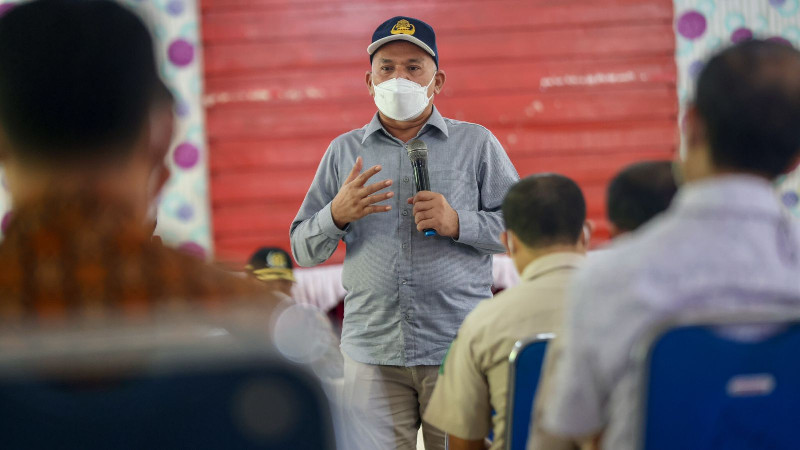 Kunjungan Sekda Aceh ke Simeulue Instruksikan Sukseskan Vaksinasi