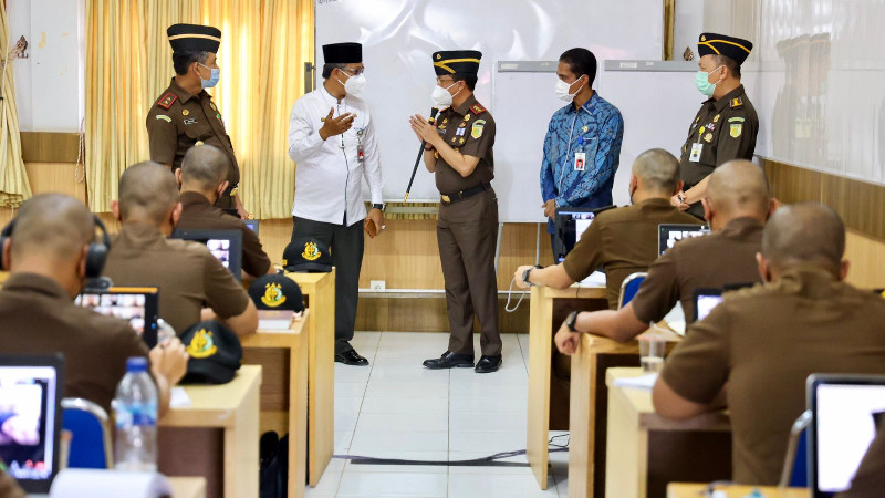 Kepala Badan Diklat Kejaksaan RI Tinjau PPPJ Tahun 2021 di Aceh