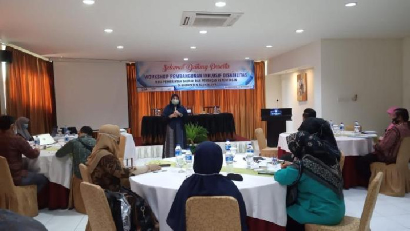 LSM-FBA Gelar Workshop Pembangunan Inklusif Disabilitas di Aceh Besar