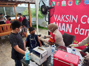 RoadBike Aceh Ikut Dalam Kegiatan Lauching Gerai Vaksin di Warung Kopi