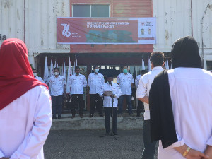 Peringati HUT Ke-76, PMI Aceh Adakan Apel Bersama Relawan