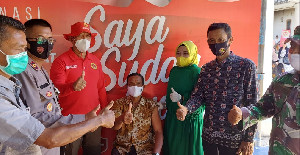 BIN Aceh Gelar Vaksinasi Massal dan Door To Door di Kuta Baro Aceh Besar