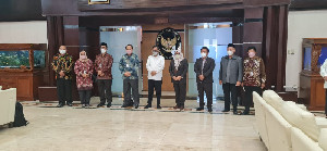 KKR Aceh Bersama LPSK Sillaturrahmi Bersama Menko-Polhukam