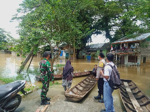 Aceh Tamiang Hujan Lebat, Puluhan Rumah di Tiga Desa Terendam Banjir