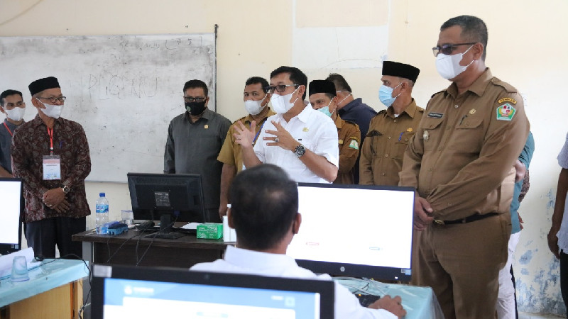 Kadisdik Aceh Tinjau Pelaksanaan Seleksi PPPK di Sejumlah Daerah
