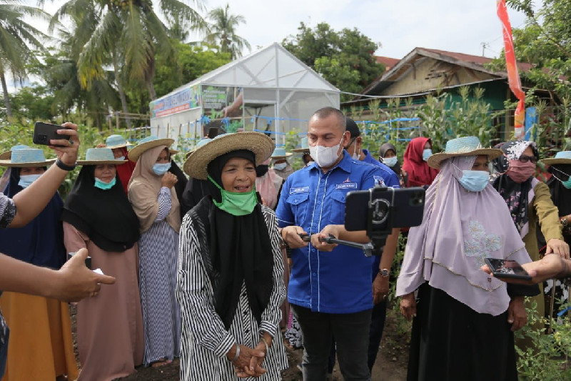Sapa Petani Secara Virtual, AHY: Bang Muslim Kader Terbaik Demokrat Aceh