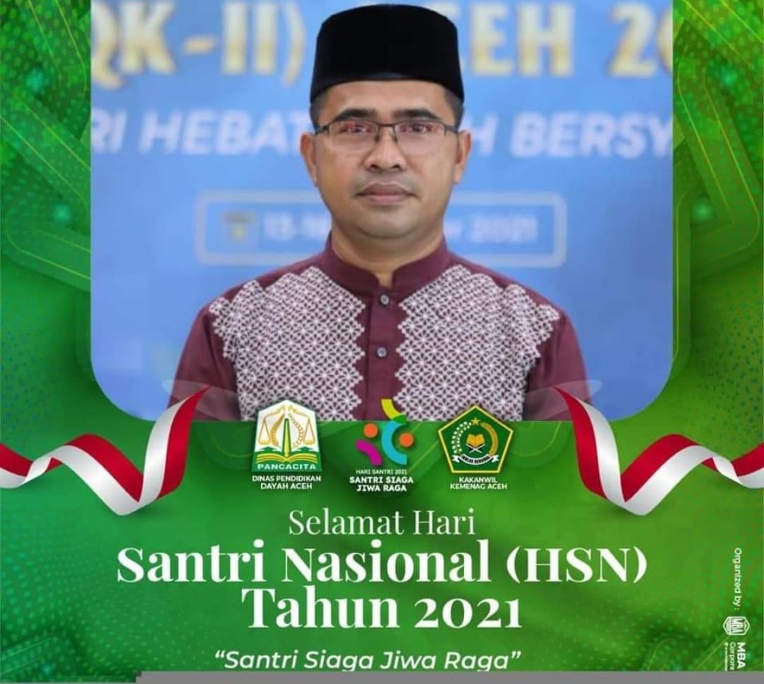 Ini Harapan Dinas Pendidikan Dayah Aceh di Hari Santri Nasional 2021