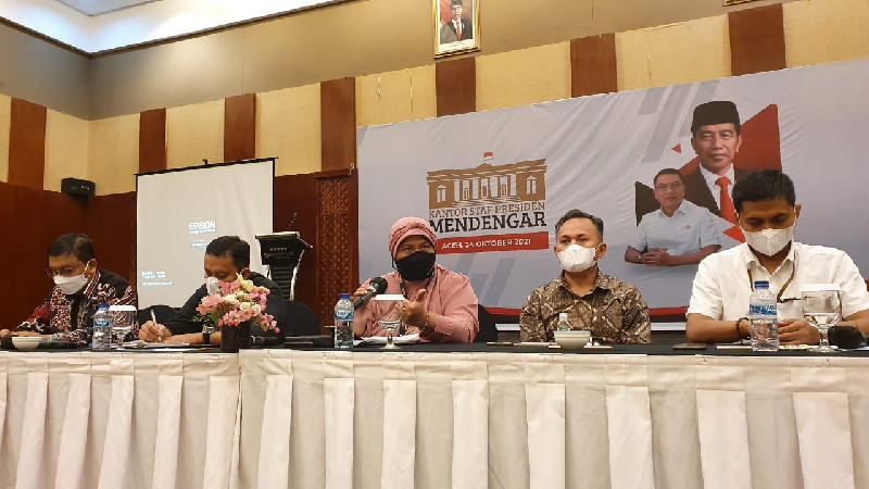 KSP Mendengar, Masyarakat Harap Adanya Akselerasi Pembangun di Aceh