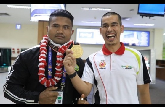 Bardan Sahidi Sambut Atlet Binaragawan Aceh Penyumbang Emas di PON Papua