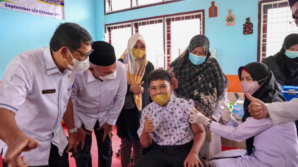 Capaian Vaksinasi Siswa di Aceh Terus Meningkat