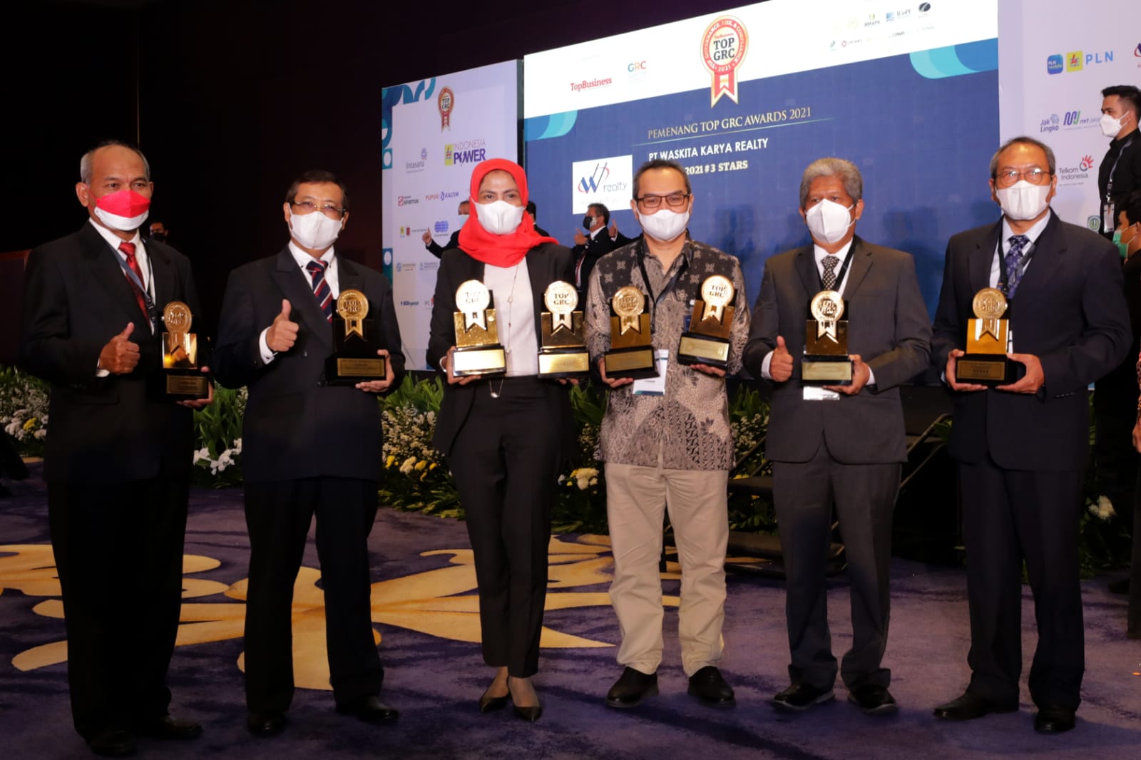 Sukses Kelola Manajemen Risiko, PLN Group Borong 11 Penghargaan TOP GRC Awards 2021