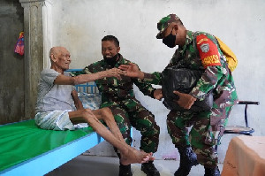 Berbagai Kegiatan Jelang HUT TNI ke-76 di Jajaran Korem 011/LW