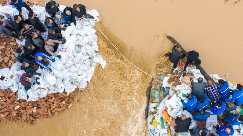 Banjir di Provinsi Shanxi, Hampir 2 Juta Orang Harus Mengungsi