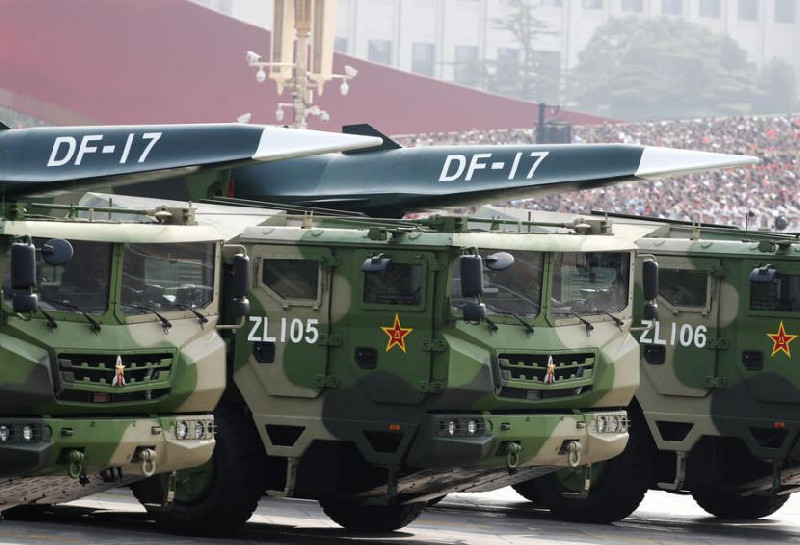 Rudal China DF-17 Melangkah Jauh Tinggalkan  AS dalam Teknologi Rudal