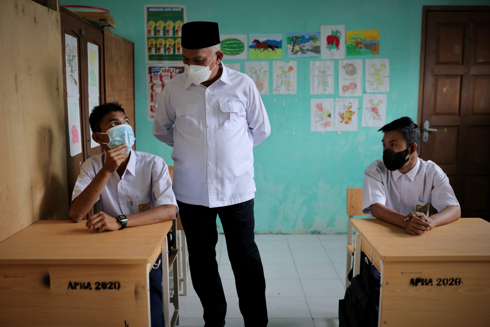 Tinjau SLB Bireuen, Sekda Aceh Apresiasi Kegigihan Guru