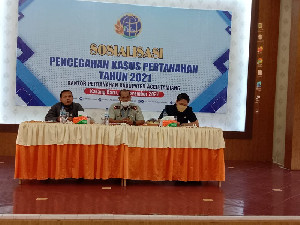 Cegah Kasus Pertanahan, BPN Aceh Tamiang Gelar Sosialisasi
