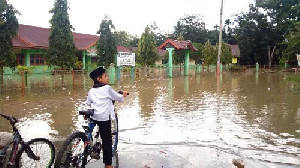 10 Sekolah di Aceh Utara Diliburkan Akibat Banjir