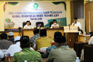 Antisipasi Aliran Sesat, Kemenag Aceh Temu Konsultasi Penanganan Paham Keagamaan