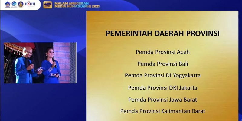 Humas Pemerintah Aceh Masuk Enam Besar Nominasi Nasional AMH 2021