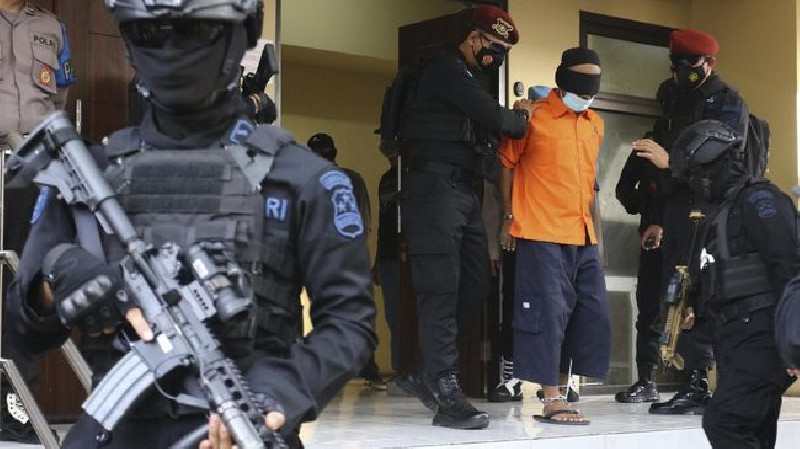 Densus 88 Kembali Tangkap Seorang Terduga Teroris Jaringan JI di Lampung