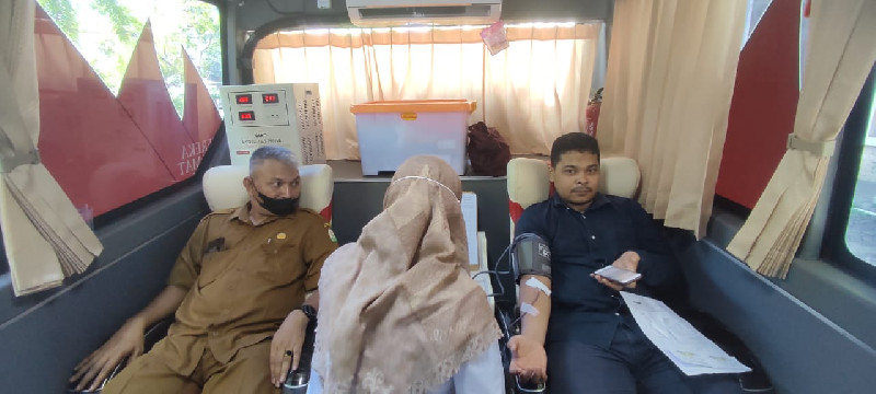 Lampaui Target Donor Darah, Disperindag Aceh Sumbang 31 Kantong