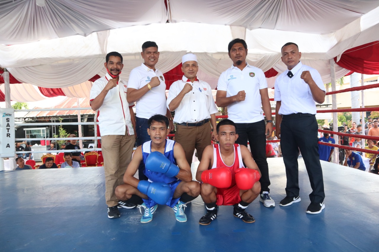 Atlet Tinju Aceh Bertarung Rebut Tiket PORA di Lhokseumawe