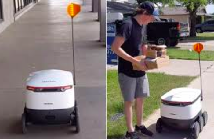Robot Pengantar Makanan Makin Populer di AS