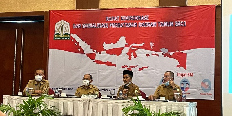 Pemerintah Aceh Perkuat Sosialisasi Permendagri terkait Batas Daerah Antar Provinsi