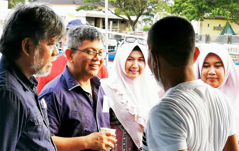 Ketua NasDem Aceh Kunjungi Lokasi Pengembangan Tiram di Banda Aceh