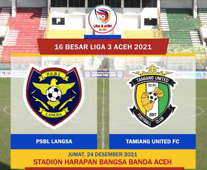 PSBL Bantai Tamiang United FC dengan Skor 6-0