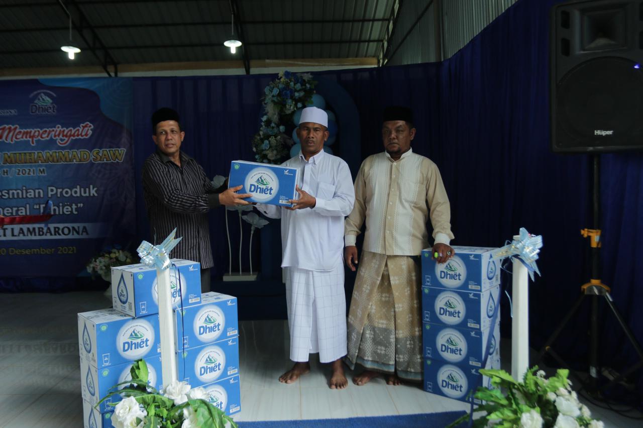 Akhirnya Air Mineral Merek 'Dhiet' Resmi Diproduksi di Aceh Besar