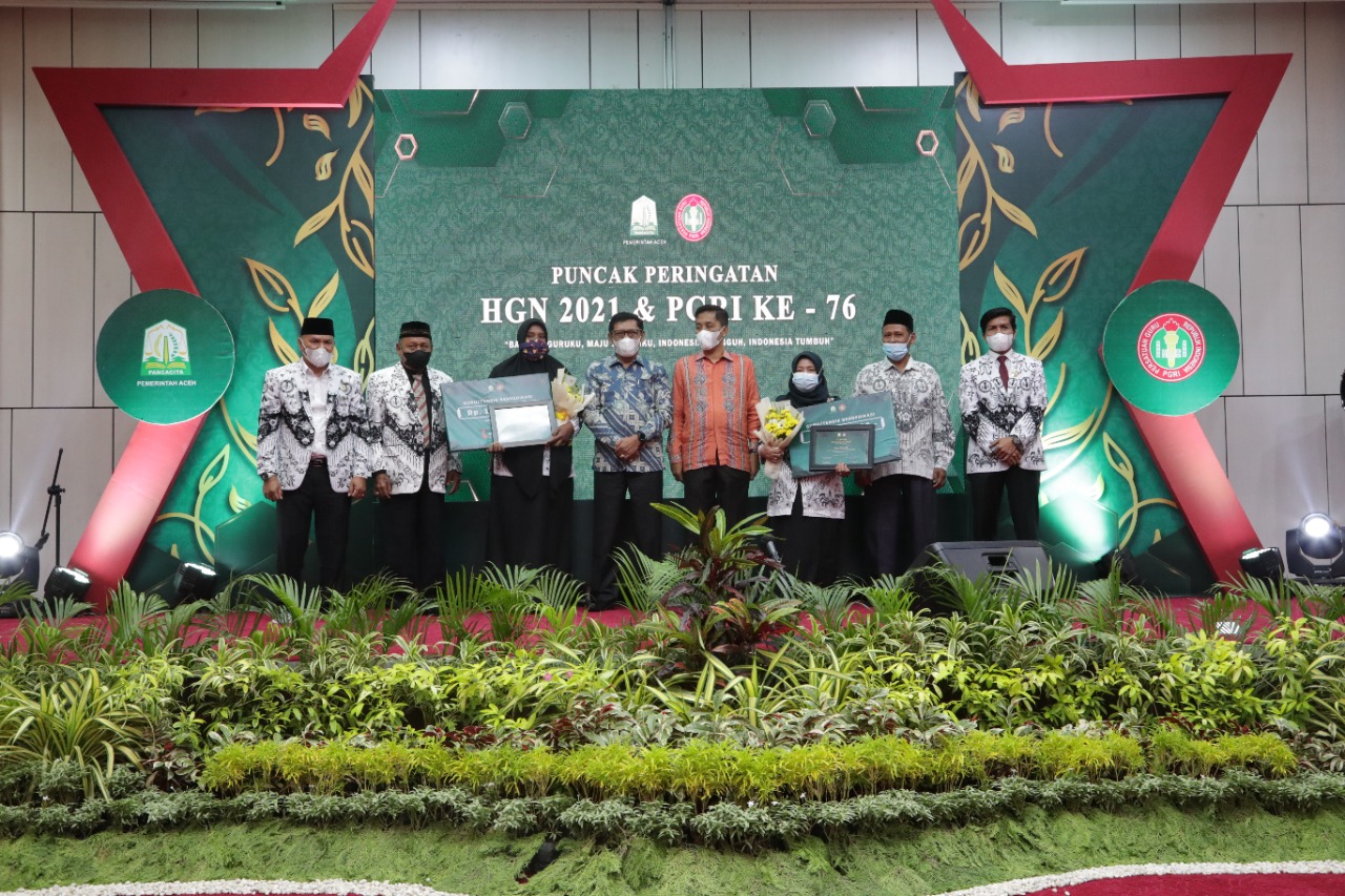 Pemerintah Aceh Berikan Penghargaan Pada Malam Puncak HGN 2021