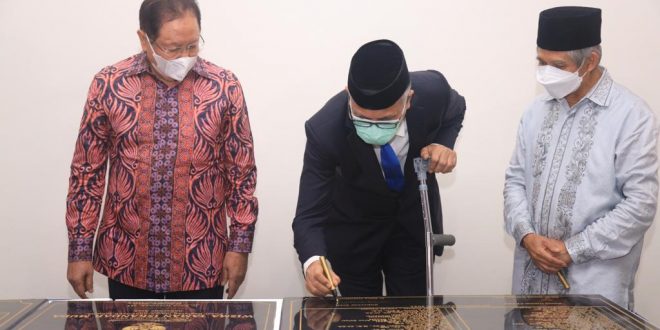 Gubernur Resmikan Wisma Taman Iskandar Muda Jakarta