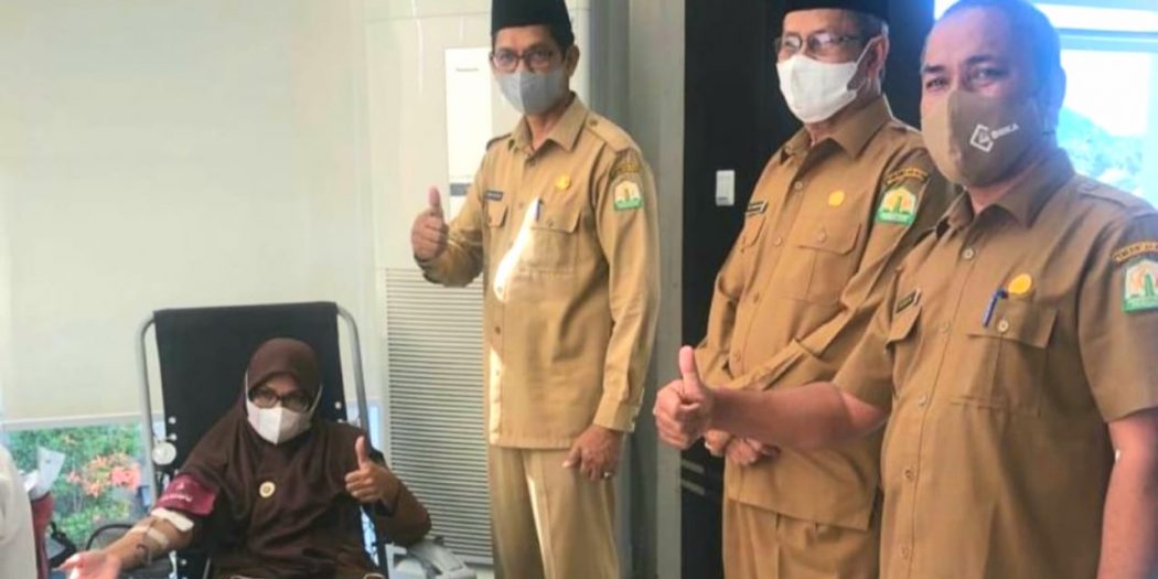 Terus Berlanjut, ASN Dinas Registrasi Kependudukan Aceh Donor 30 Kantong Darah