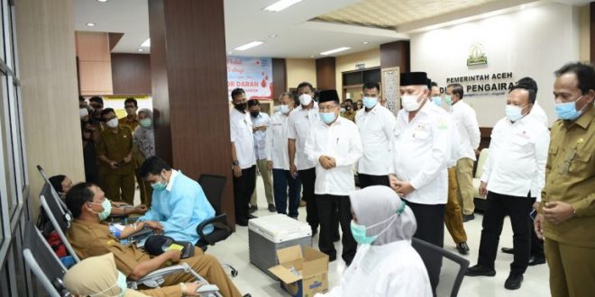 Sepanjang Tahun 2021 ASN Pemerintah Aceh Mendonorkan 8.215 Kantong Darah