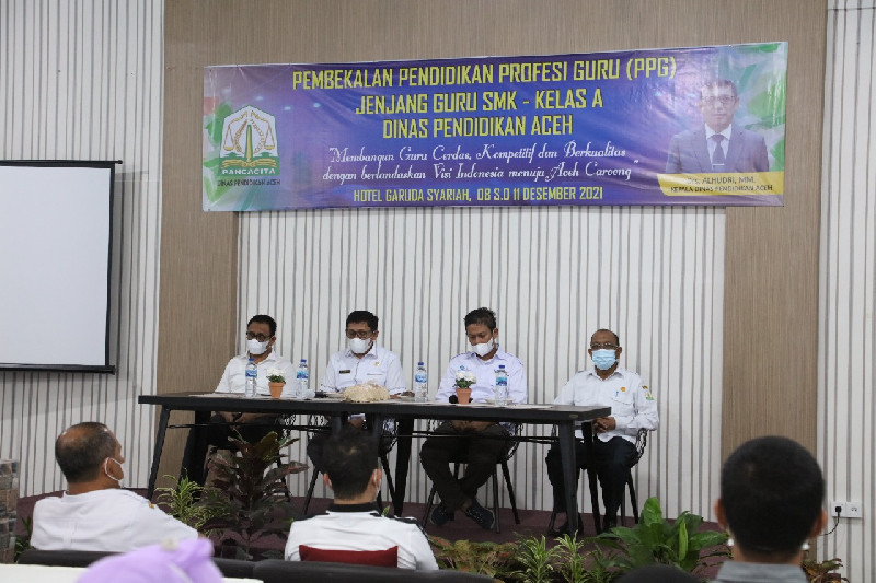 Kadisdik Aceh Ingatkan PPG Untuk Bersikap Profesional dan Bertanggungjawab