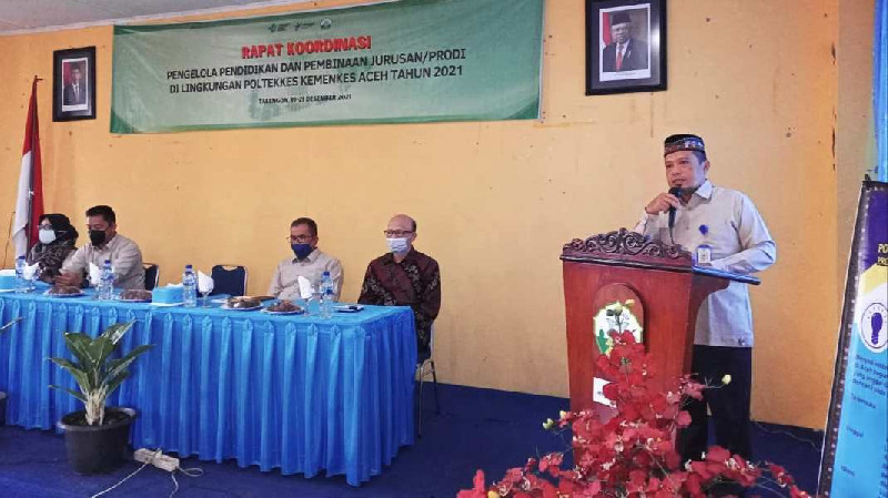 Poltekkes Aceh Gelar Rakor Pengelolaan Pembinaan Prodi