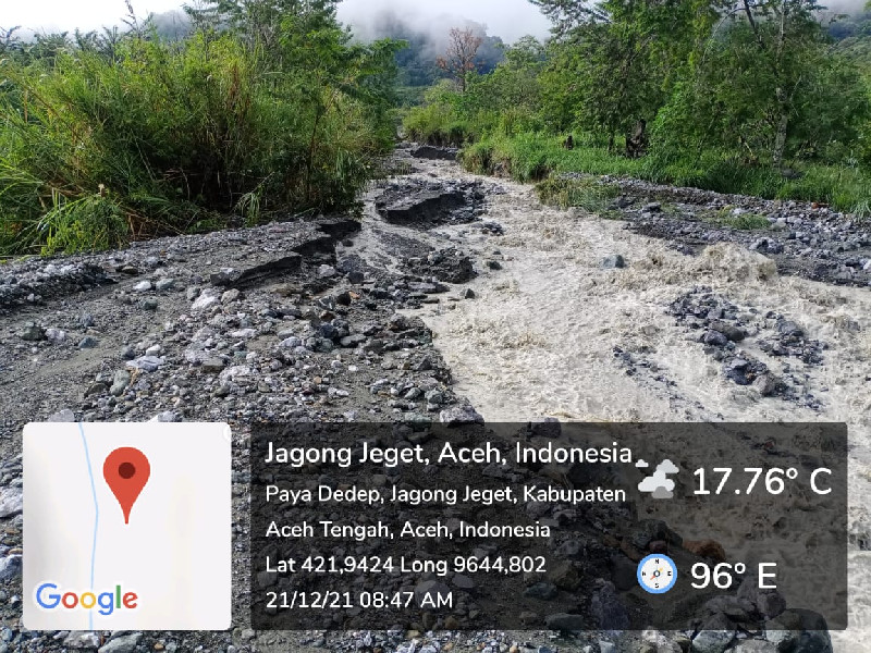 Aceh Tengah Dilanda Banjir Bandang, Hasil Kebun Masyarakat Dipastikan Gagal Panen