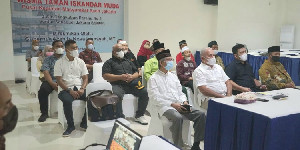 Sekda Aceh Ikuti Zikir Rutin Pemerintah Aceh dari Jakarta