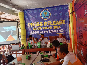 BNNK Aceh Tamiang Ungkap 8 Kasus Narkotika di Tahun 2021