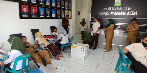 Alhamdulillah Program Donor Darah Rutin ASN Pemerintah Aceh Berlanjut