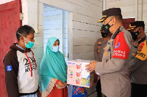 Warga Kurang Mampu di Pantan Pertik Dapat Bantuan Rumah Layak Huni dari Polres Aceh Tengah