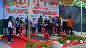 Lifter dari 15 Kab/kota se-Aceh, Bersaing Rebut Tiket ke PORA Pidie 2022