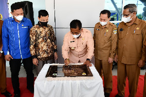 Resmikan Gedung Baru UPTD Puskesmas Batoh, Ini Harapan Aminullah