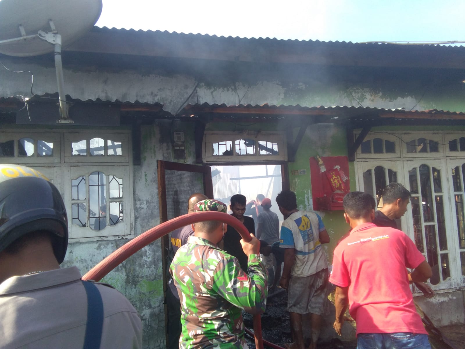 Satu Rumah Semi Permanen di Aceh Tamiang Dilalap Si Jago Merah